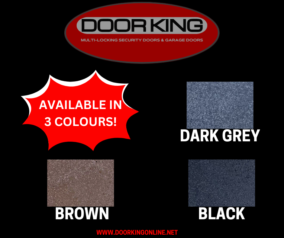 Smooth Velvet Finish Insulated Steel Garage Door - Single & Double - 3 Colours