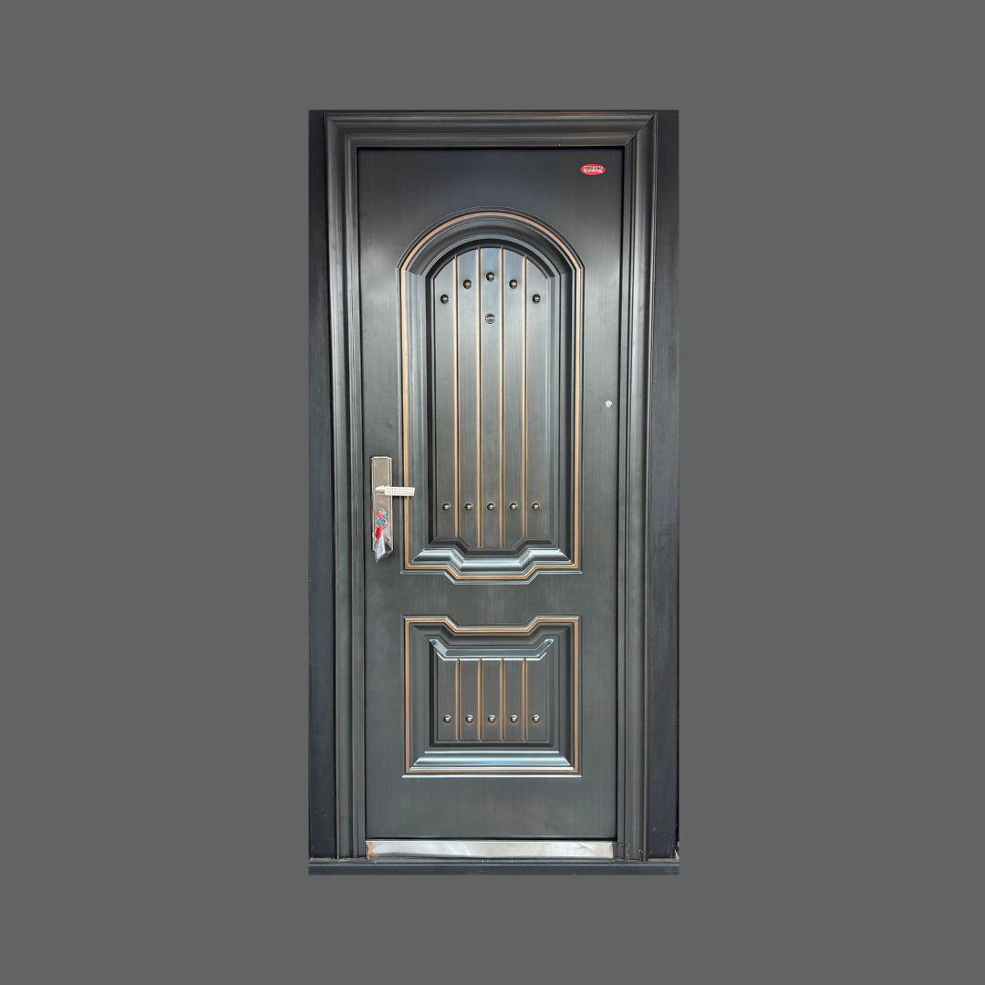 C620 Copper Steel Security Door - Multi-Lock | Frame, Handle & Lock Included