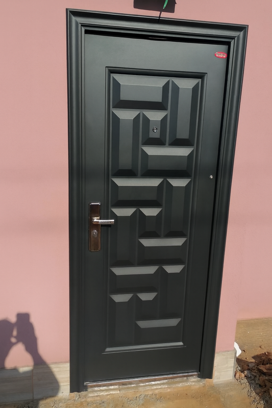 Single 293 Charcoal Multilocking Steel Security Door — Free State