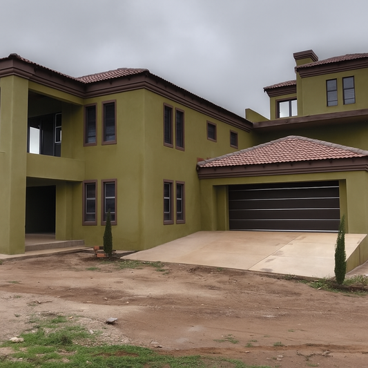 Brown Velvet Insulated Steel Garage Door — Limpopo