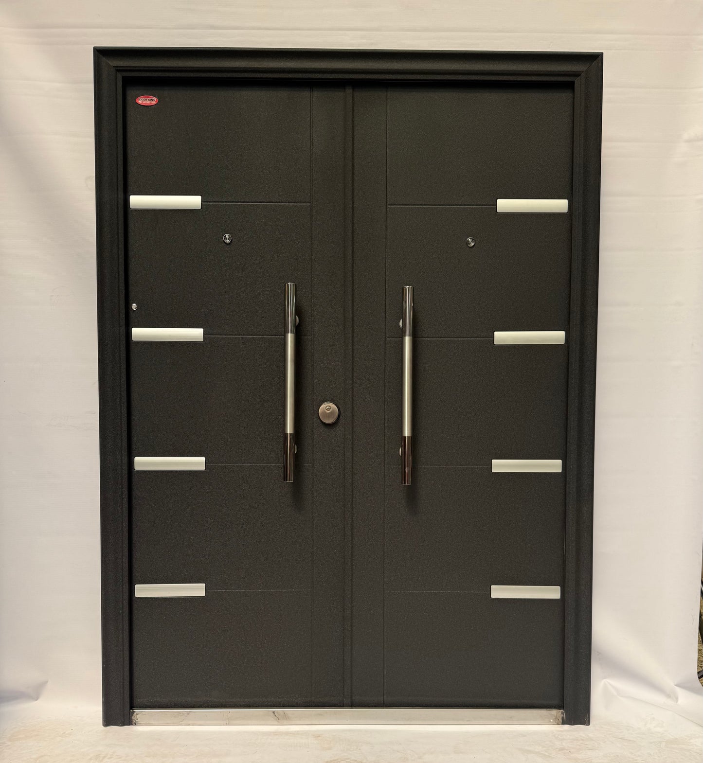 325 Black Crack Steel Security Door- Multi Lock | Frame, Handle & Lock Included