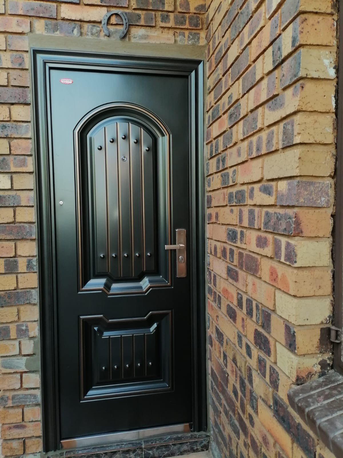 C620 Copper Steel Security Door - Multi-Lock | Frame, Handle & Lock Included