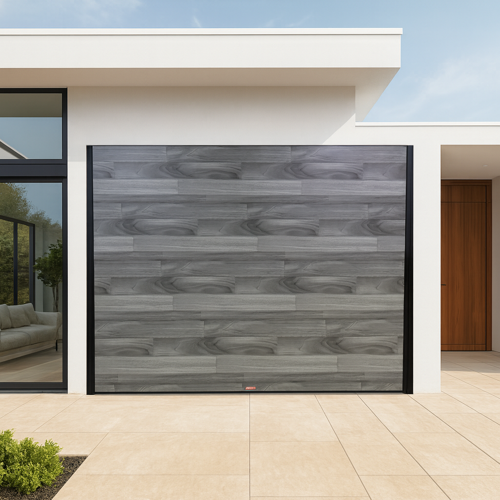 Timberline Insulated Steel Garage Door - Single & Double - 3 Colours