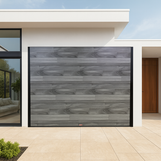 Timberline Insulated Steel Garage Door - Single & Double - 3 Colours