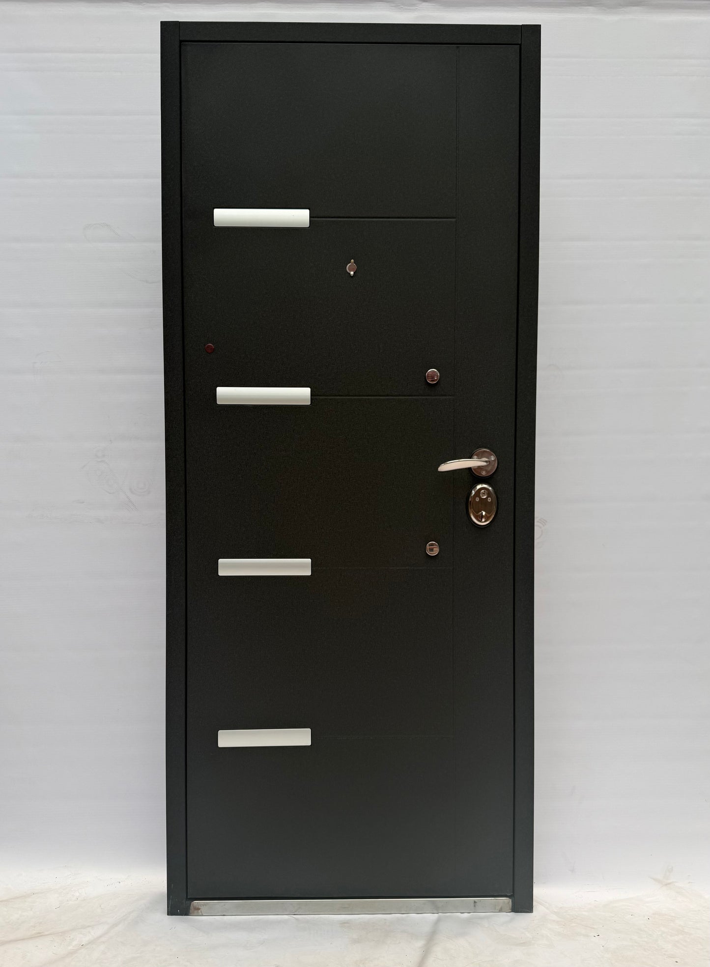 325 Black Crack Steel Security Door- Multi Lock | Frame, Handle & Lock Included