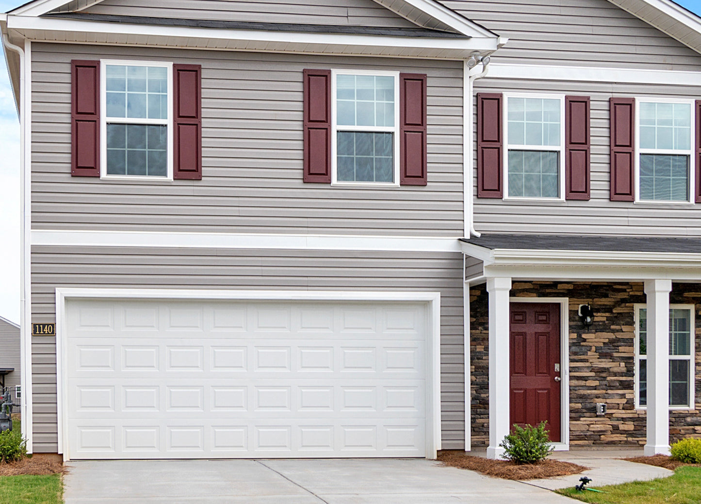 Block Design Garage Door