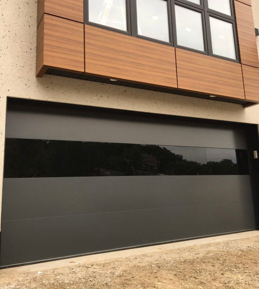 Luxury Velvet Garage Door with Polycarbonate Sheet Panel