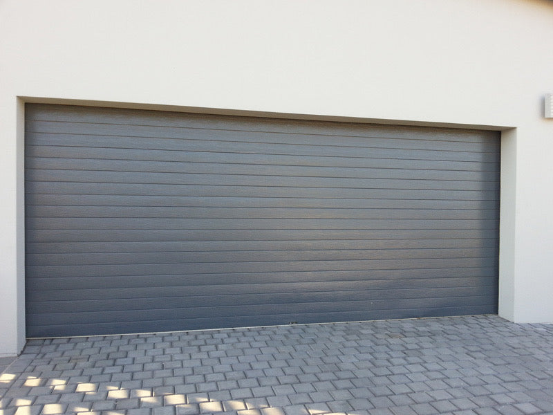 Slatted Design Garage Door