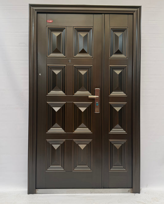 920 Copper Steel Security Door - Multi-Lock | Frame, Handle & Lock Included| Single & Pivot Size