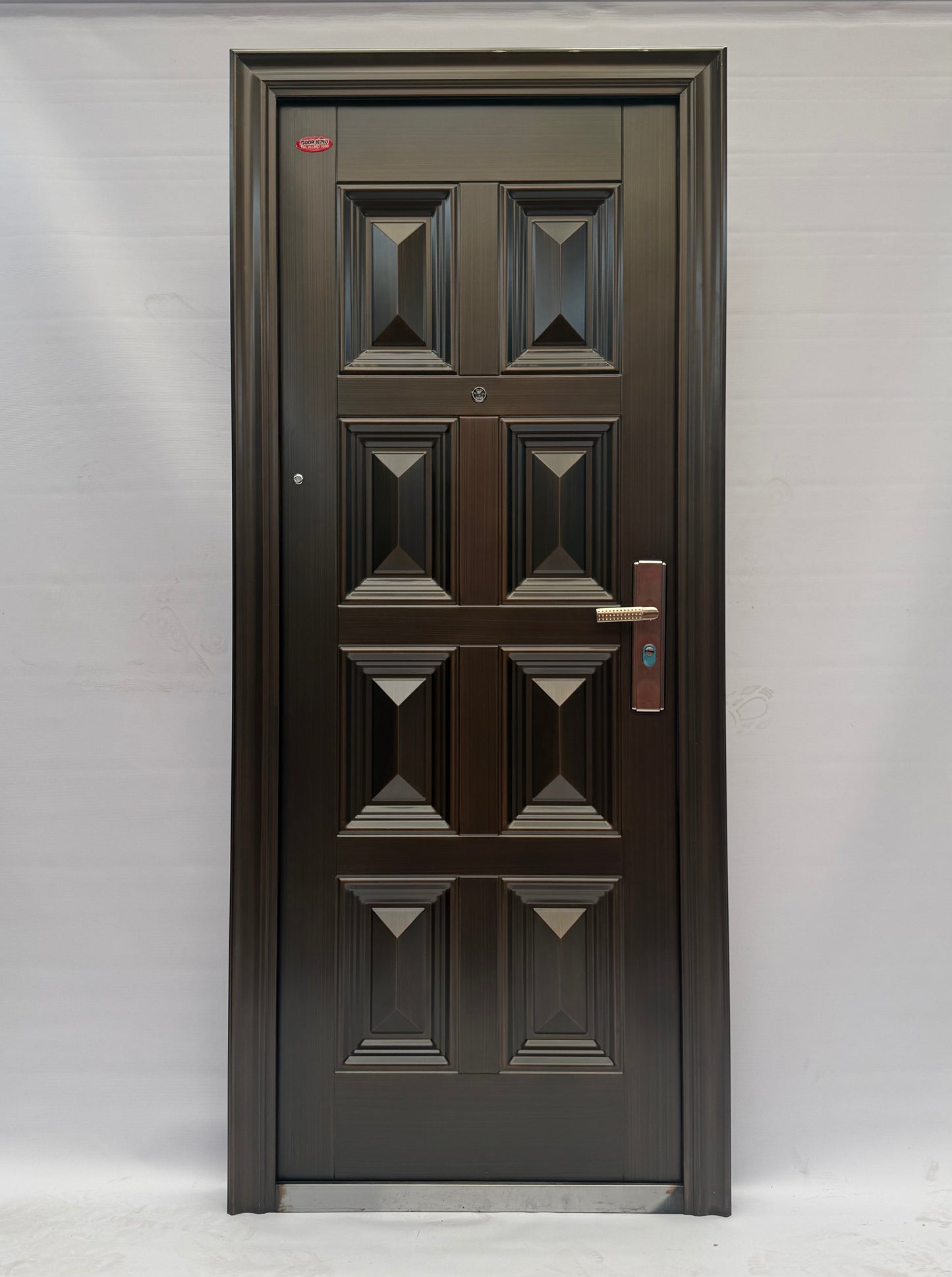 920 Copper Steel Security Door - Multi-Lock | Frame, Handle & Lock Included| Single & Pivot Size