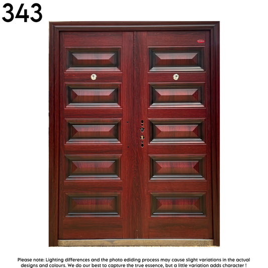 Double Steel Security Door