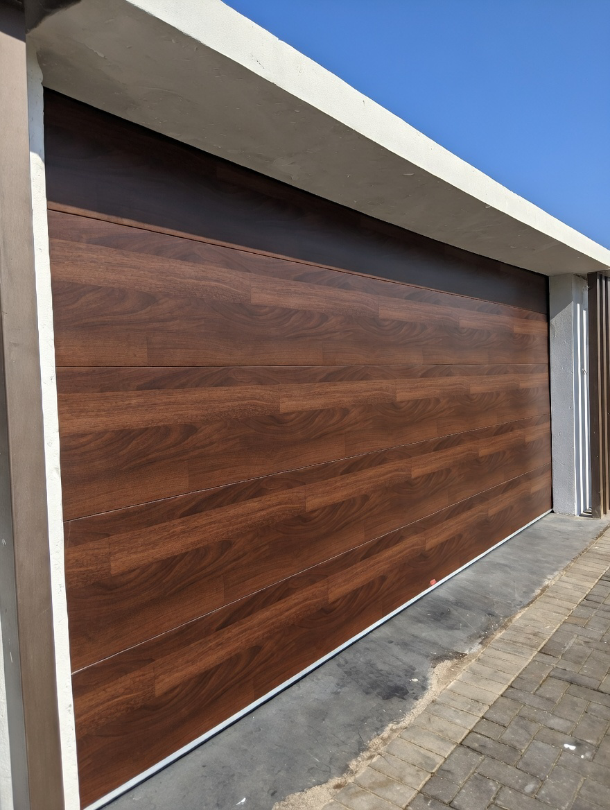 Timberline Insulated Steel Garage Door - Single & Double - 3 Colours
