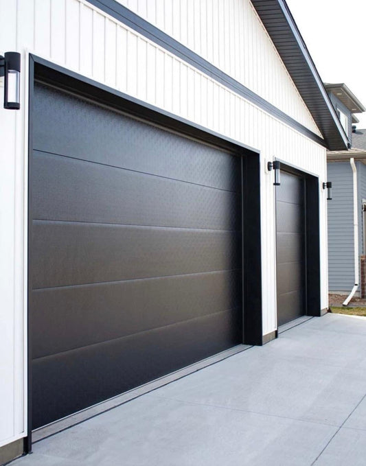 VELVET SMOOTH FINISH DOUBLE GARAGE DOOR