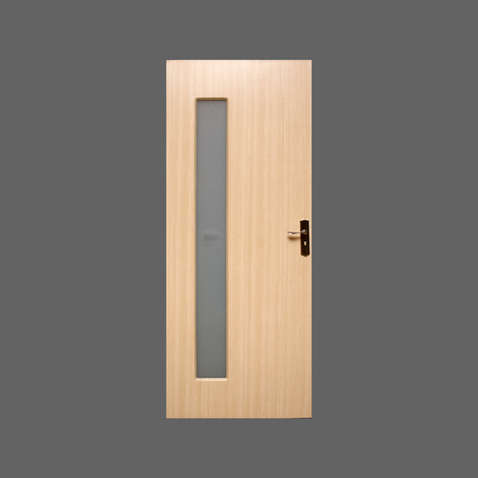 PVC Interior Door w/glass 056